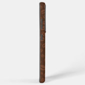 Kaffeebohnen Brown Print Monogram Name Phone Case Samsung Galaxy Hülle (Rechte Seite)