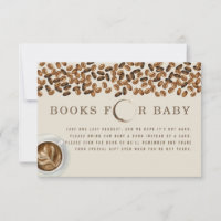 Kaffeebohnen Bücher für Babydusche