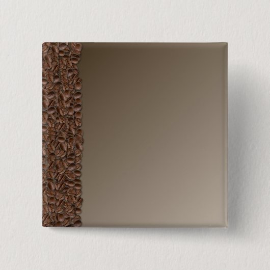 Kaffeebohnen Button (Vorderseite)