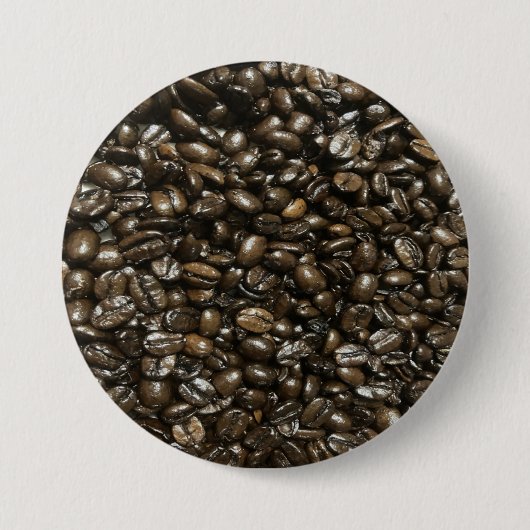 Kaffeebohnen Button (Vorderseite)
