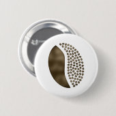 Kaffeebohnen Button (Vorne & Hinten)
