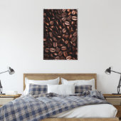 Kaffeebohnen Canvas drucken Leinwanddruck (Insitu (Schlafzimmer))