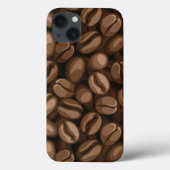 Kaffeebohnen Case-Mate iPhone Hülle (Rückseite)