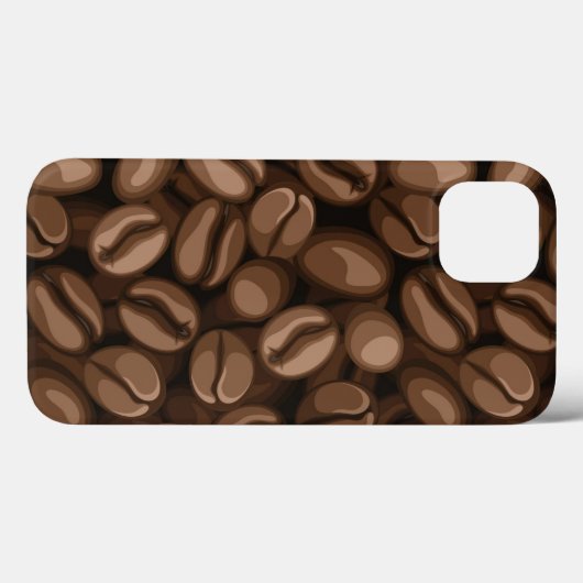 Kaffeebohnen Case-Mate iPhone Hülle (Rückseite (Horizontal))