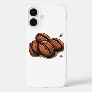 Kaffeebohnen iPhone 16 Hülle