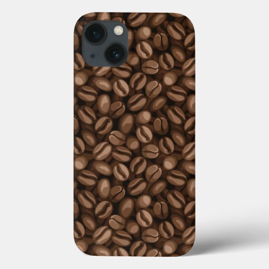 Kaffeebohnen Case-Mate iPhone Hülle (Rückseite)