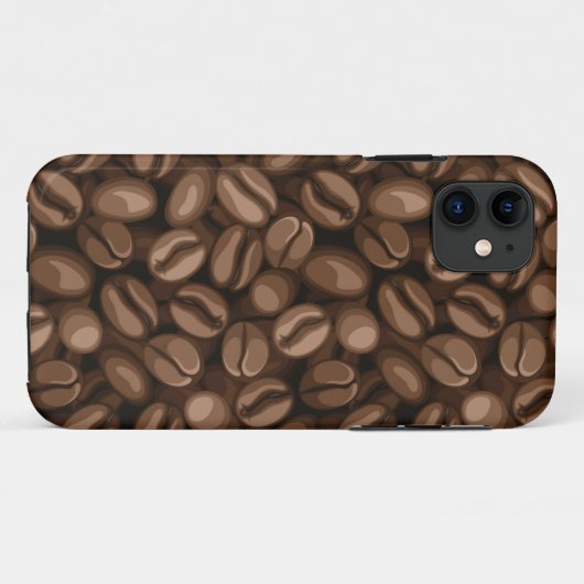 Kaffeebohnen Case-Mate iPhone Hülle (Rückseite (Horizontal))