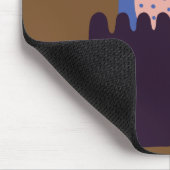 Kaffeebohnen - Coffeine Lover Art Mousepad (Ecke)