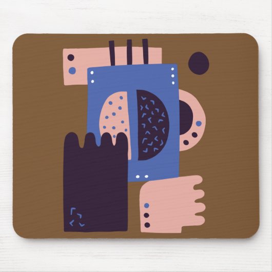 Kaffeebohnen - Coffeine Lover Art Mousepad (Vorne)
