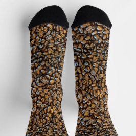 Kaffeebohnen Crew Socken
