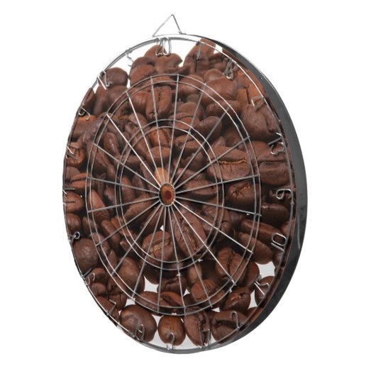 Kaffeebohnen Dartscheibe (Vorderseite rechts)