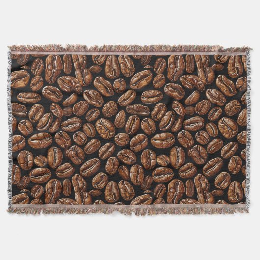 Kaffeebohnen Decke (Vorderseite)