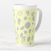 Kaffeebohnen-Design Milchtasse (Rechte Ecke)