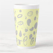 Kaffeebohnen-Design Milchtasse (Vorderseite)