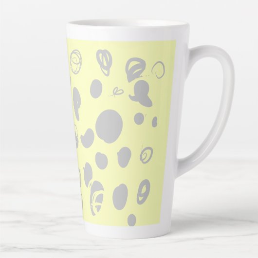 Kaffeebohnen-Design Milchtasse (Rechts)