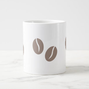 Kaffeebohnen Duo Art Jumbo-Tasse