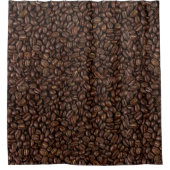 Kaffeebohnen Duschvorhang (Vorderseite)