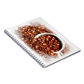 Kaffeebohnen Elite Moderne Cafeteria Cool Notizblock (Rechte Seite)