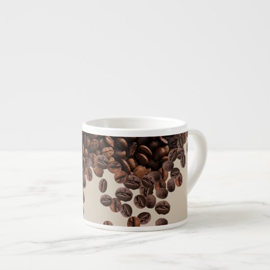 Kaffeebohnen Espressotasse (Vorderseite Rechts)
