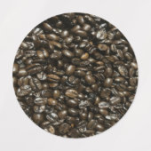 Kaffeebohnen Etiketten (Design 1)