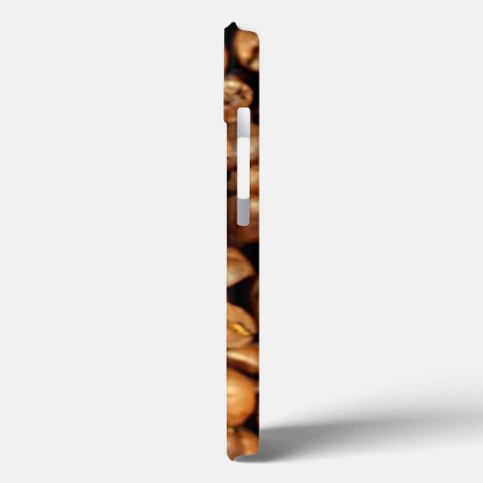 Kaffeebohnen-Fall Case-Mate iPhone Hülle (Rückseite / Links)