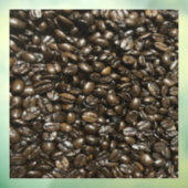 Kaffeebohnen Fensteraufkleber (Blatt 3)