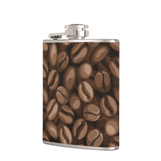 Kaffeebohnen Flachmann (Links)