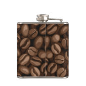 Kaffeebohnen Flachmann (Rückseite)