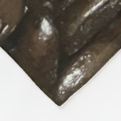 Kaffeebohnen Fleecedecke (Ecke)