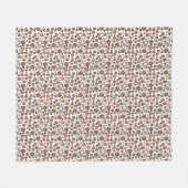 Kaffeebohnen Fleecedecke (Vorderseite (Horizontal))