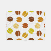 Kaffeebohnen Fleecedecke (Vorderseite (Horizontal))