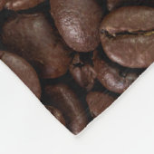 Kaffeebohnen Fleecedecke (Ecke)