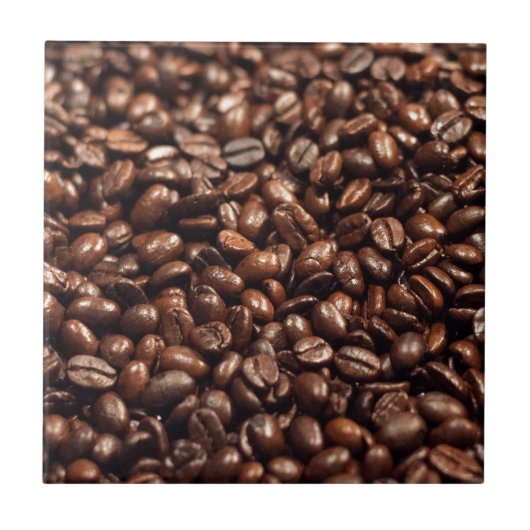 Kaffeebohnen Fliese (Vorderseite)