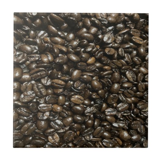 Kaffeebohnen Fliese (Vorderseite)