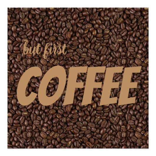 Kaffeebohnen Fotodruck (Vorne)