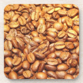 Kaffeebohnen Fotografie Getränkeuntersetzer (Vorderseite)
