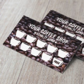 Kaffeebohnen Fotografie Kaffee Loyalty Cards Treuekarte