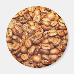 Kaffeebohnen-Fotografie Magnet