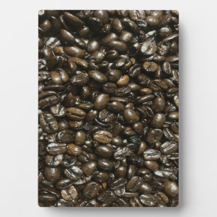 Kaffeebohnen Fotoplatte