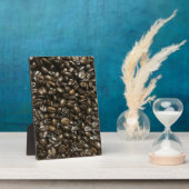 Kaffeebohnen Fotoplatte (Seite)