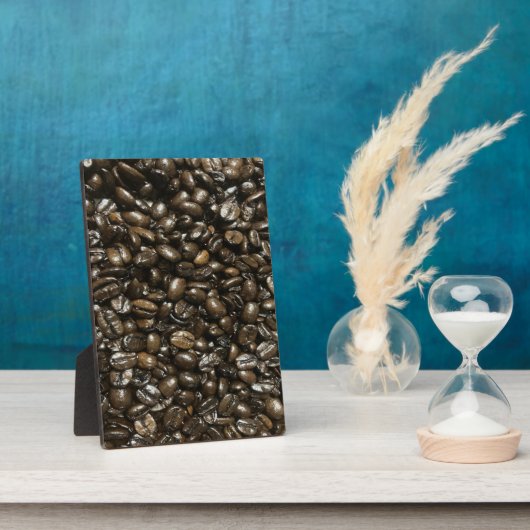 Kaffeebohnen Fotoplatte (Seite)