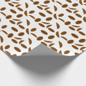 Kaffeebohnen Galore Wrapping Paper Geschenkpapier (Ecke)