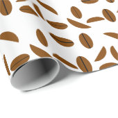 Kaffeebohnen Galore Wrapping Paper Geschenkpapier (Rolleneckpunkt)