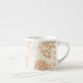Kaffeebohnen Gelb verschleiert Textur Espresso Cup Espressotasse (Rechts)