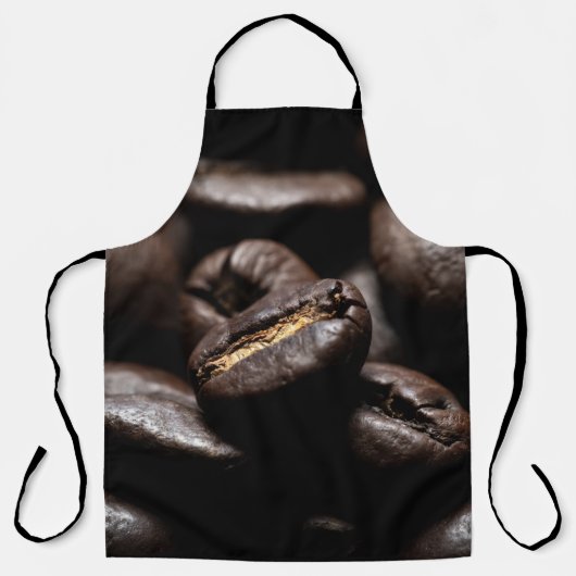 Kaffeebohnen gerösteten Kaffee Schürze (Vorderseite)