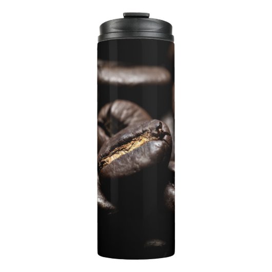 Kaffeebohnen gerösteten Kaffee Thermosbecher (Vorderseite)