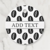 Kaffeebohnen Geschenkanhänger (Vorderseite)