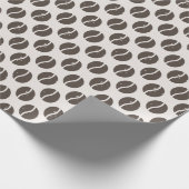 Kaffeebohnen Geschenkpapier (Ecke)