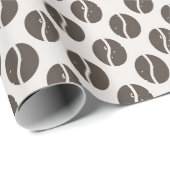 Kaffeebohnen Geschenkpapier (Rolleneckpunkt)