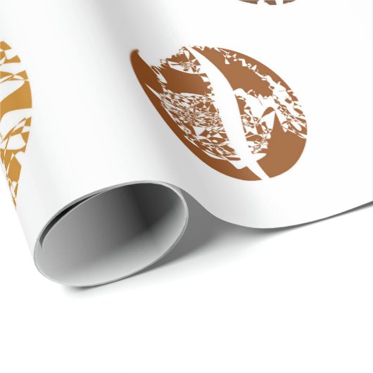 Kaffeebohnen Geschenkpapier (Rolleneckpunkt)